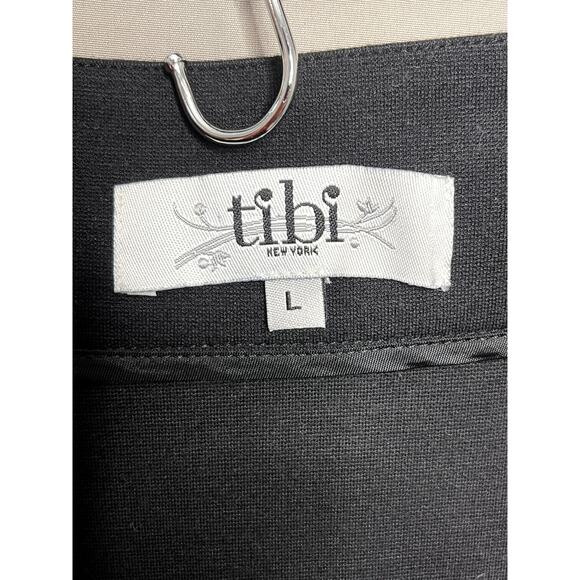 Tibi A Line Skirt Womens L Black Buttons Pockets Business Casual Office Work - Picture 3 of 13